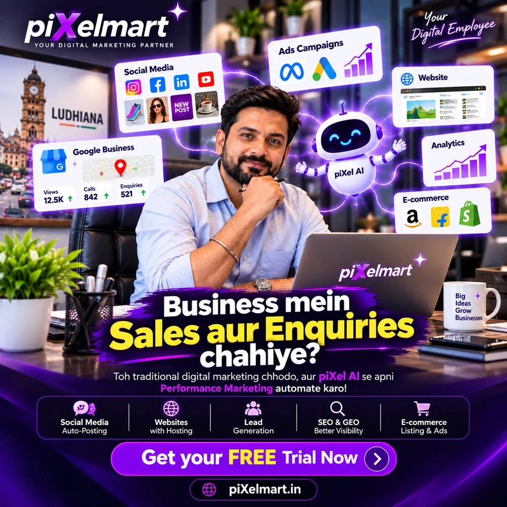 piXelmart - your digital marketing partner, powered by piXel AI